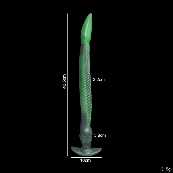 20fce4e98ca090d593a70e57fe641687.jpg Dark green eel, suitable for both vaginal and anal use