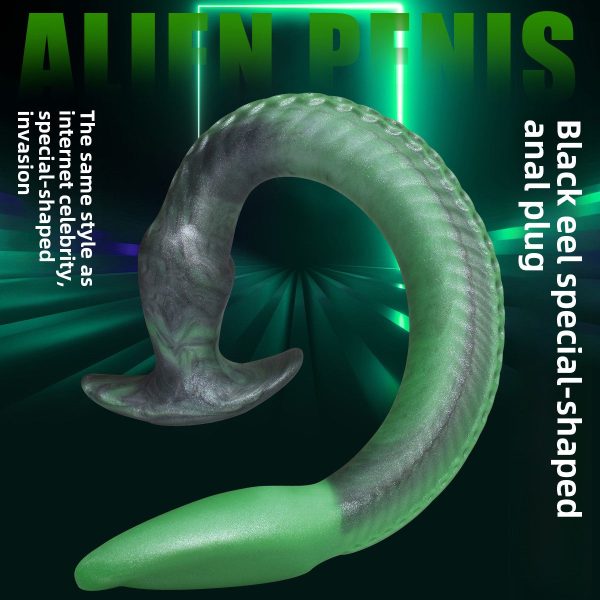5_77319c7c-9561-4a96-b133-9213370f1869.jpg Dark green eel, suitable for both vaginal and anal use