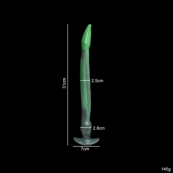 9a6b6c29f8649464123e9b0f128640aa.jpg Dark green eel, suitable for both vaginal and anal use