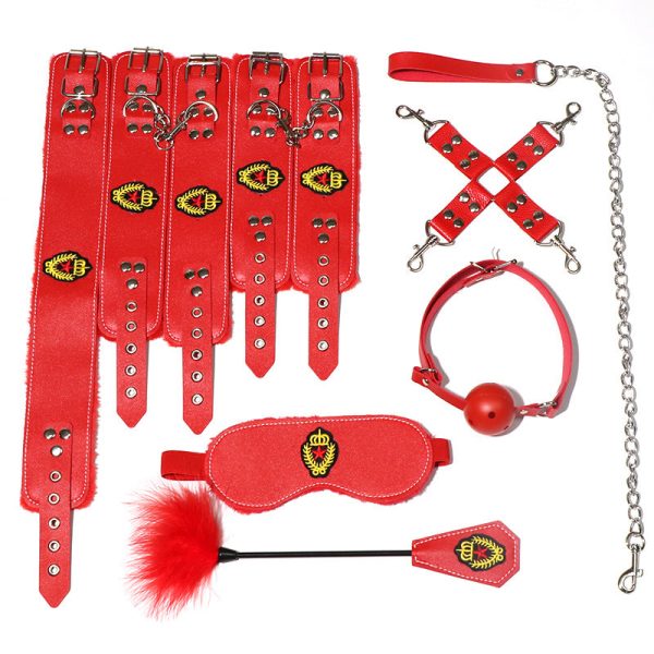 O1CN01pQ0Tie2IKnlP717G8__2215697309268-0-cib.jpg Adult sex toys sm toys couple bundled bondage set breast clips handcuffs sp sex assisted tuning