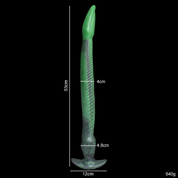 baf75f34a4b3d05f6805bb39ee73ed44.jpg Dark green eel, suitable for both vaginal and anal use